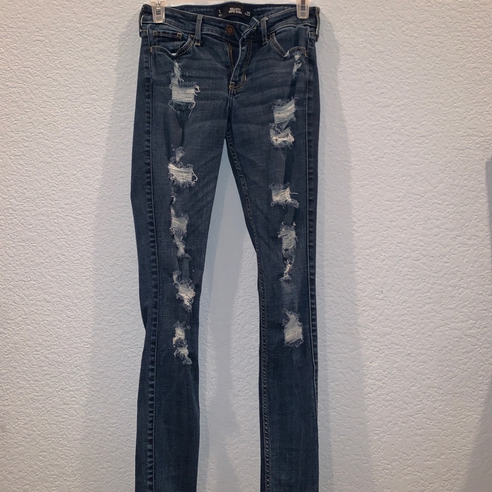 distressed jeans